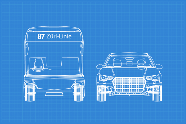 Wann ist der ÖV, wann das eigene Fahrzeug die richtige Wahl?